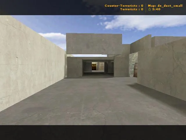 Скриншот de_dust_small для CS 1.6: тактика, точки, .nav и оптимизация wpoly/epoly