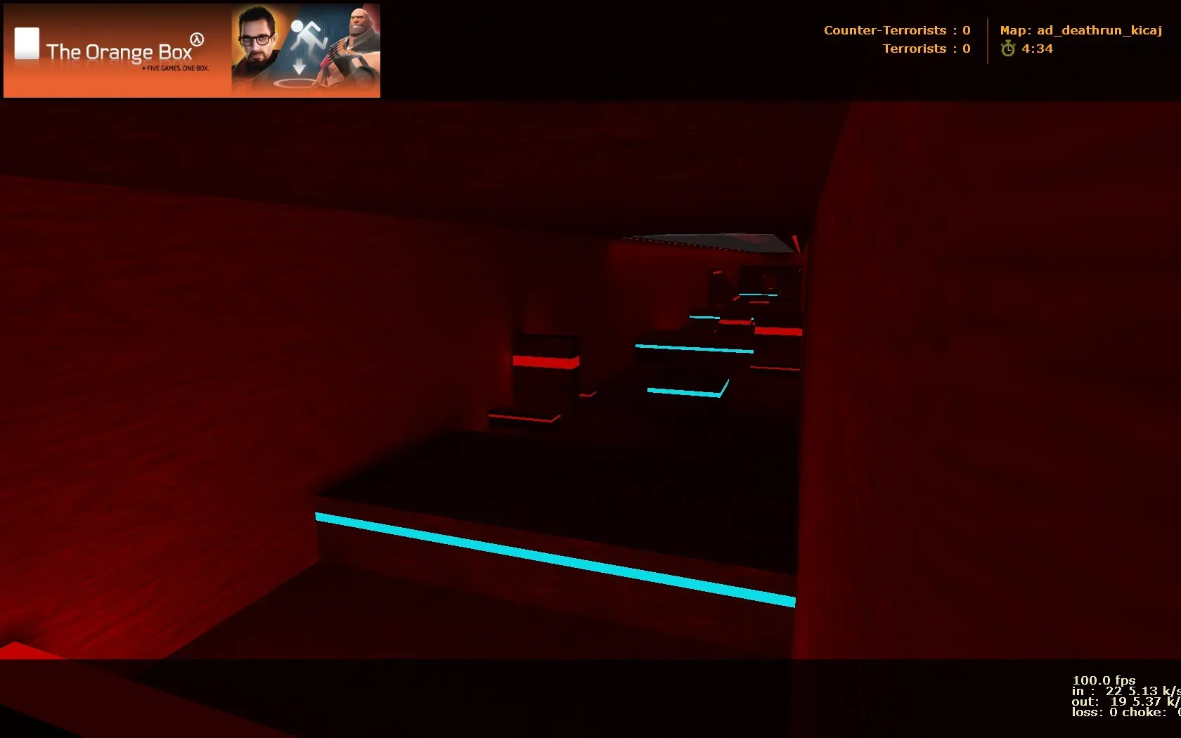 Скриншот  deathrun_ad_kicaj для CS 1.6: тактики за Т и КТ, точки, .nav, оптимизация и запуск без риска