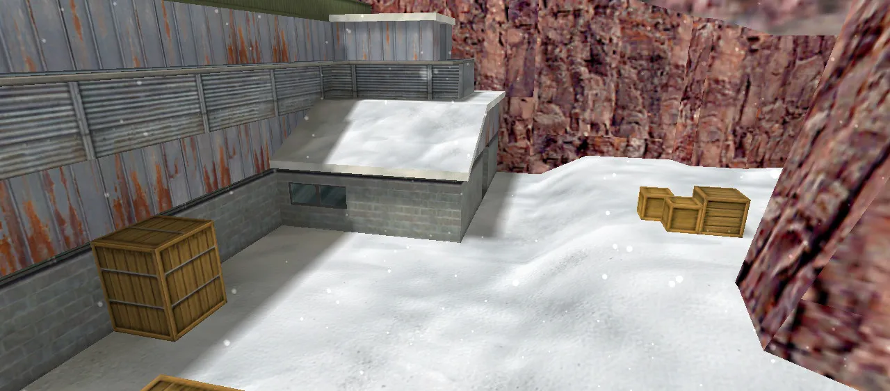 Скриншот Карта «de_nuke_winter» для CS 1.6