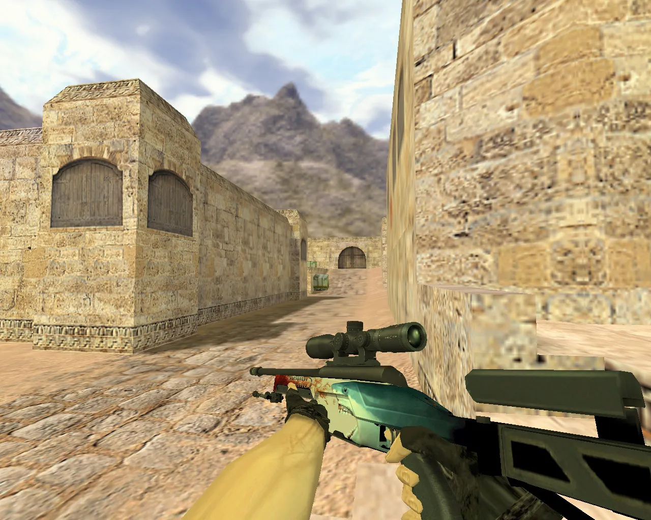 Скриншот Модель «SSG-08 Кровь в воде» для CS 1.6 - качественные текстуры и анимации