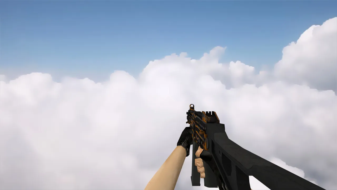 Скриншот UMP-45 | Осциллятор (Oscillator) для CS 1.6 - Модели оружия