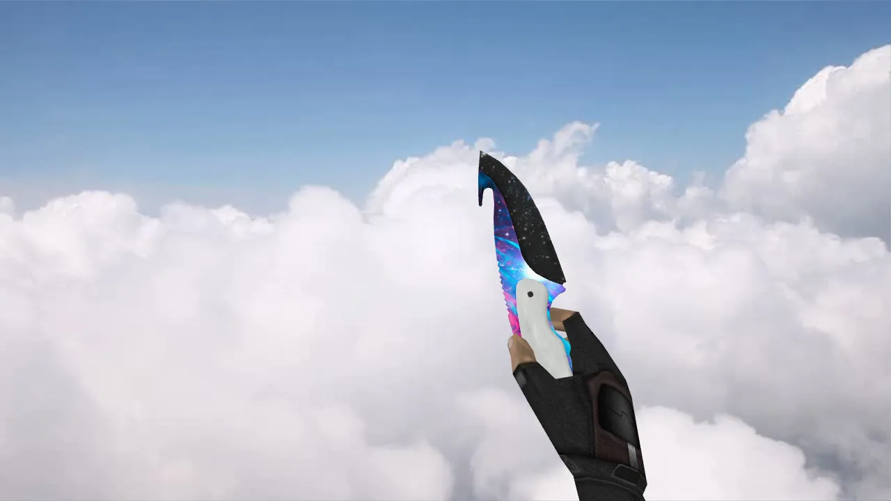 Скриншот Модель «Gut Knife Space» для CS 1.6: v_ и p_ файлы, звук, анимация осмотра и качество текстур