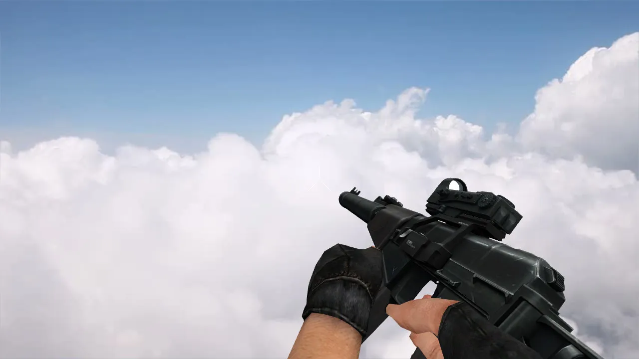 Скриншот Модель v_ak47 CW AS Val with Kobra sights для CS 1.6: звуки, анимация осмотра, качество текстур и точный вид