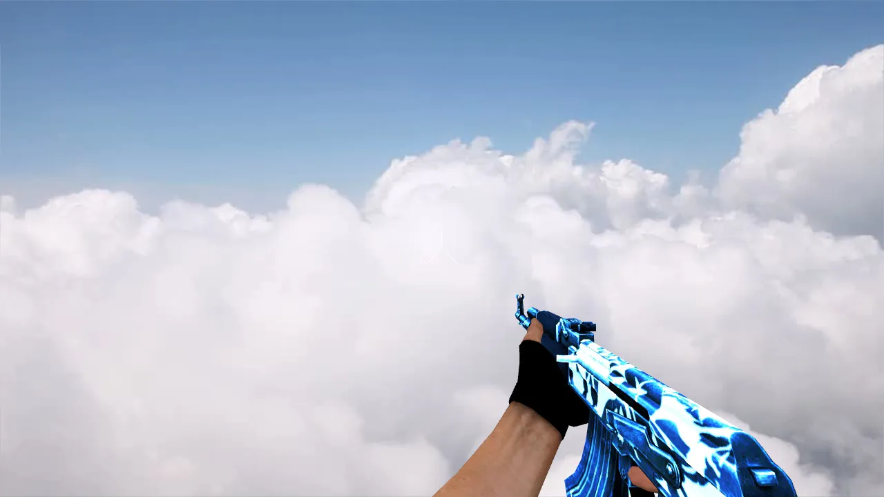 Скриншот Модель «AK-47 Arctic» для CS 1.6 - Подробности и установка