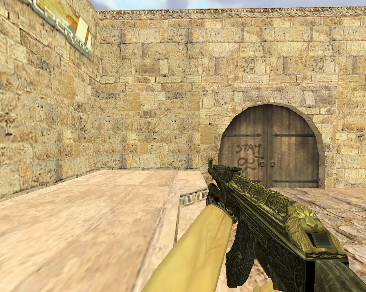 Скриншот Модель АК-47 «Гордость» для CS 1.6: v_ и p_ модели, звуки, анимация осмотра и качество текстур