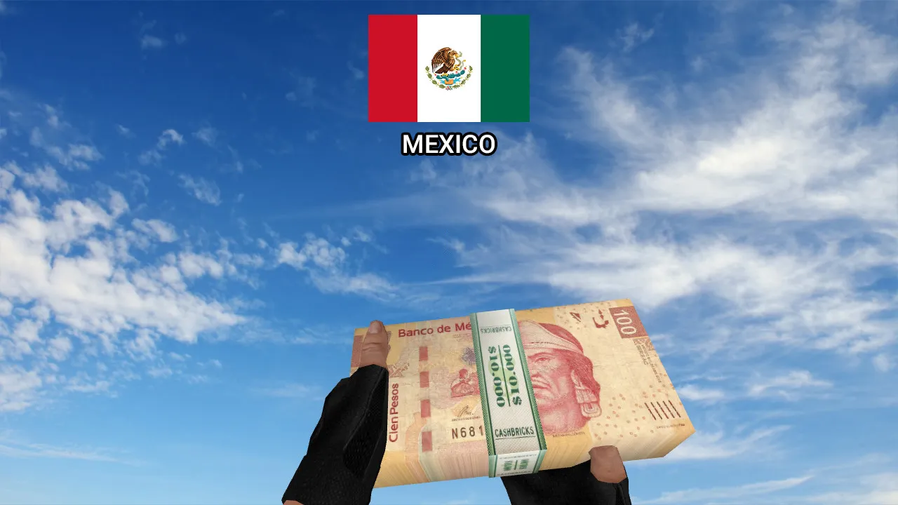 Скриншот  Модель C4 «Деньги» для CS 1.6: v_ и p_ модели, звуки, анимация осмотра и качество текстур