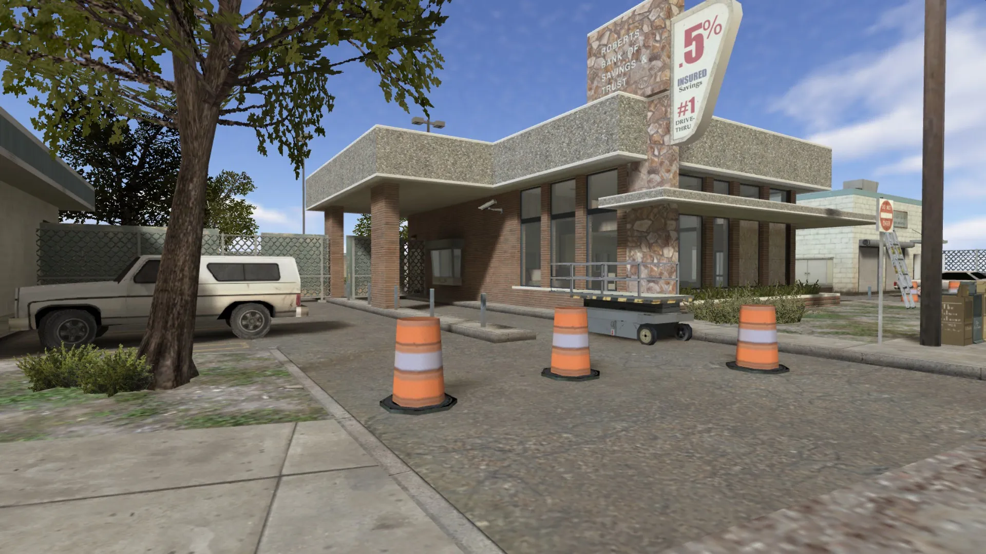 Скриншот  de_bank_fix для CS 1.6: тактики за CT/T, точки под контроль, .nav и оптимизация карты