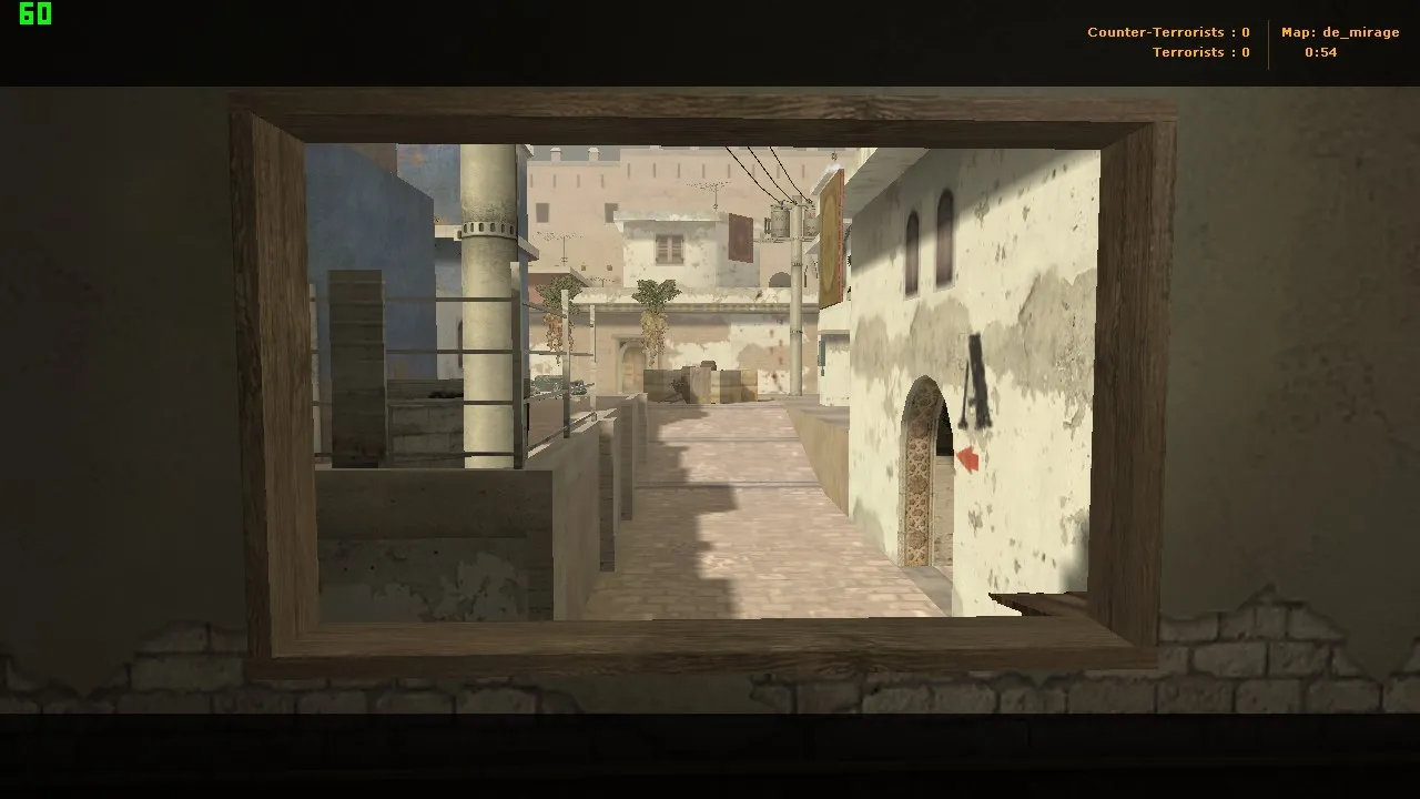 Скриншот  Карта cso_mirage для CS 1.6: точки, тактика за CT/T, .nav для ботов, оптимизация wpoly/epoly