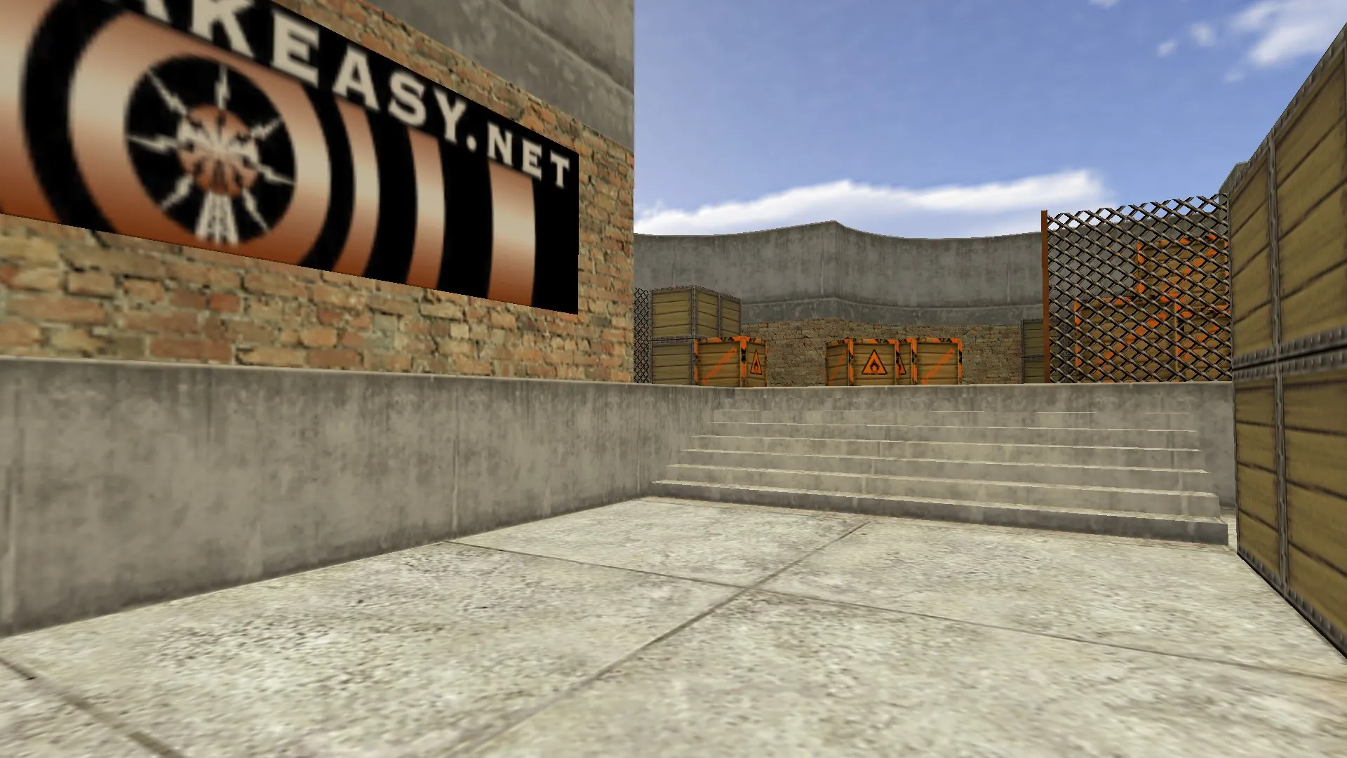 Скриншот  de_clan2_fire для CS 1.6: тактика за CT/T, точки, боты (.nav), оптимизация wpoly/epoly