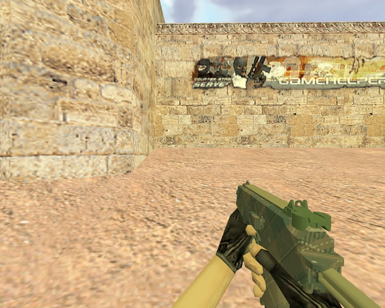 Скриншот Модель «MP9 Зеленая клетка» для CS 1.6 - Качественная замена