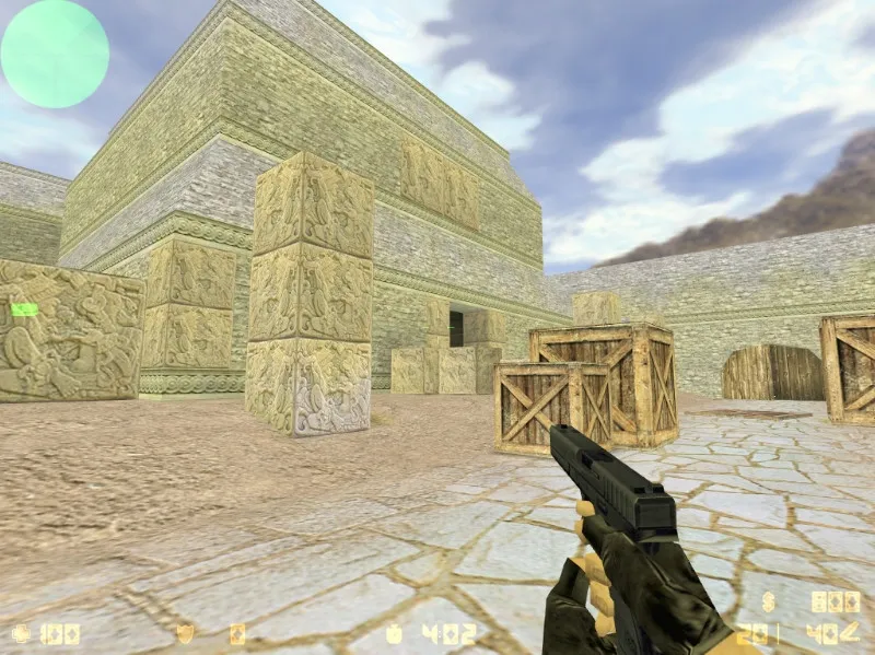 Скриншот  Карта de_yucatan для CS 1.6 - Тактическая карта с уникальным дизайном