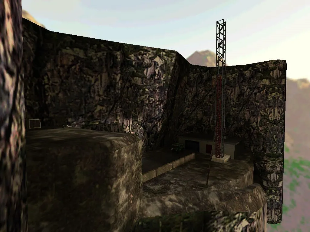 Скриншот  Карта de_sunrise для CS 1.6 - Тактические возможности и детали