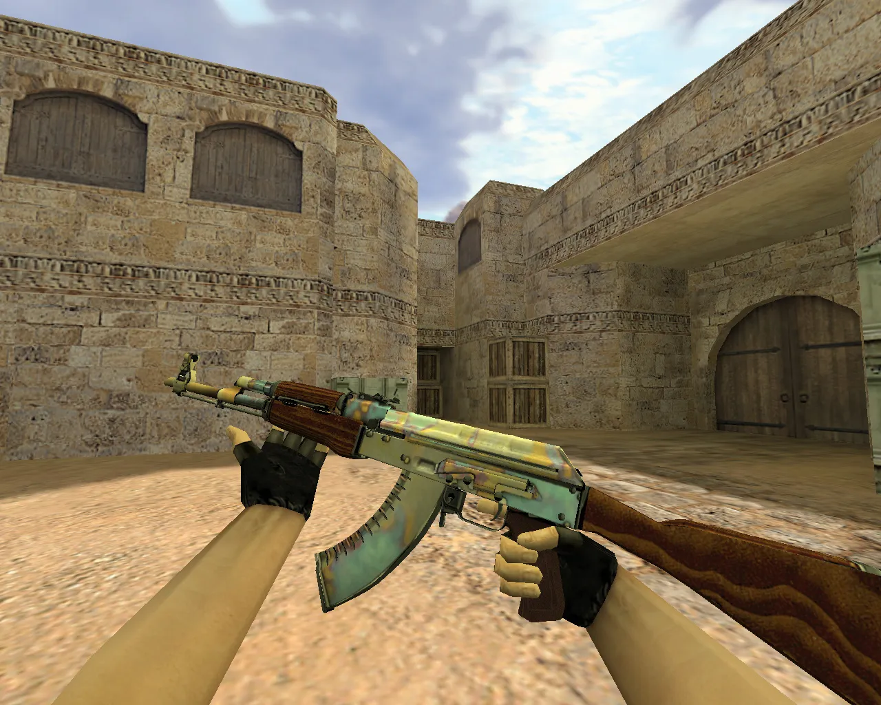 Скриншот Модель АК-47 Поверхностная закалка для CS 1.6