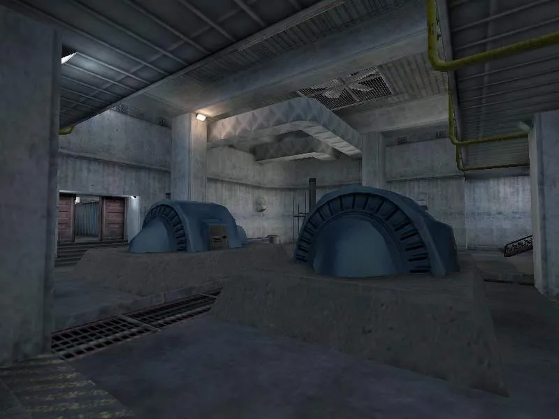 Скриншот  Карта de_snowfacility_pre для CS 1.6: Тактика и особенности