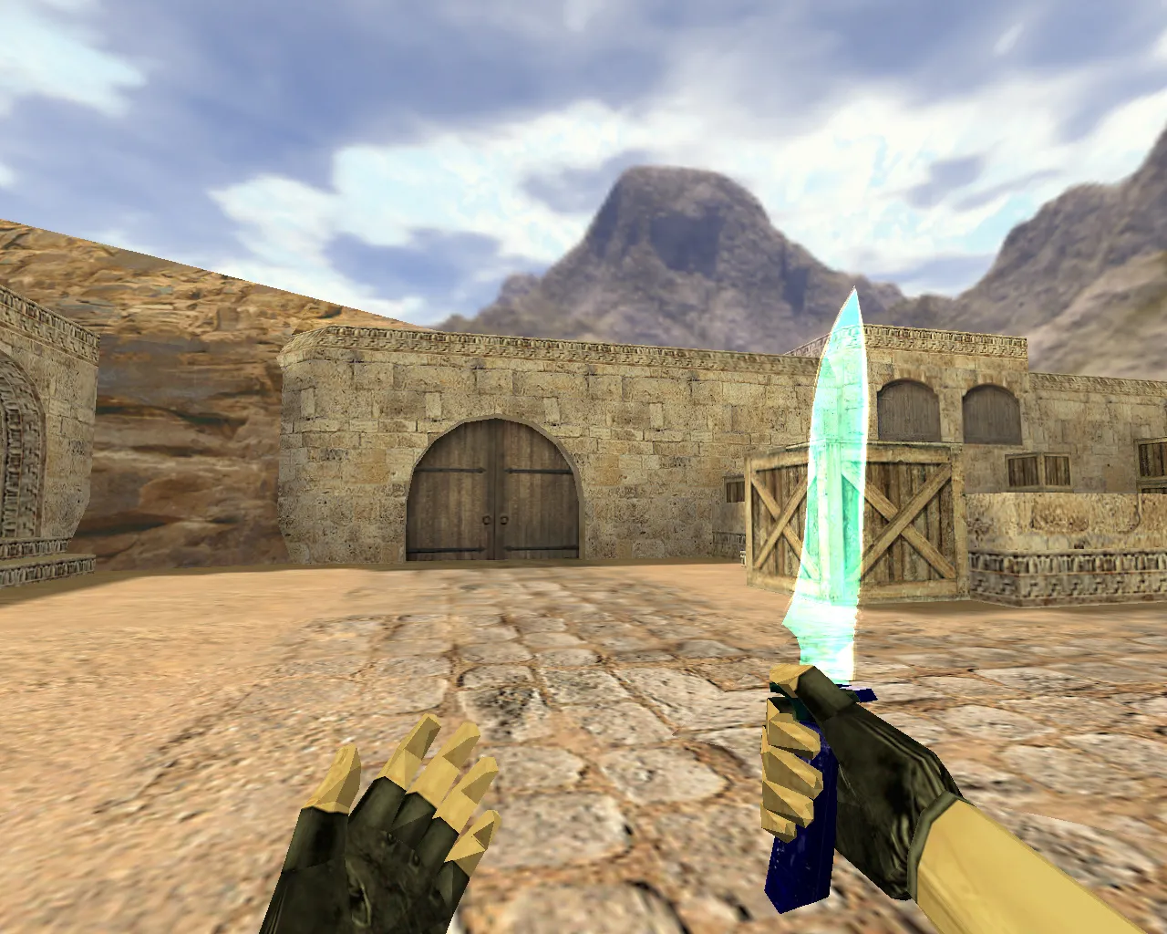 Скриншот Модель «Нож Призрак» (v_, p_, w_) для CS 1.6: звуки, анимация осмотра, текстуры и настройка