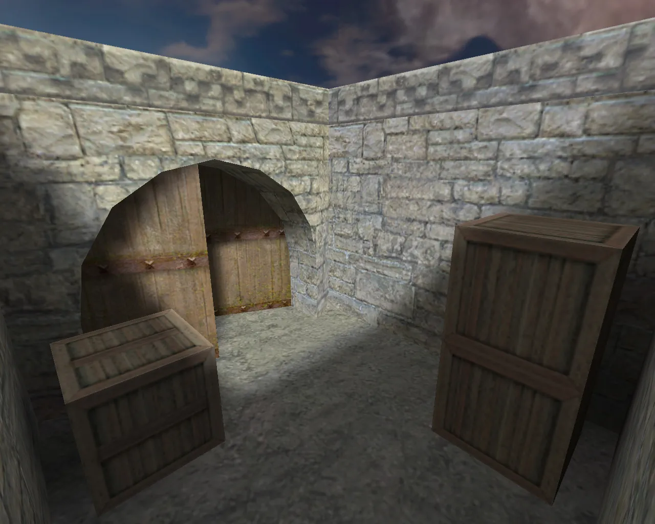 Скриншот  Карта 35hp_mayan для CS 1.6: ножевой режим, точки, обходы, .nav и оптимизация wpoly/epoly