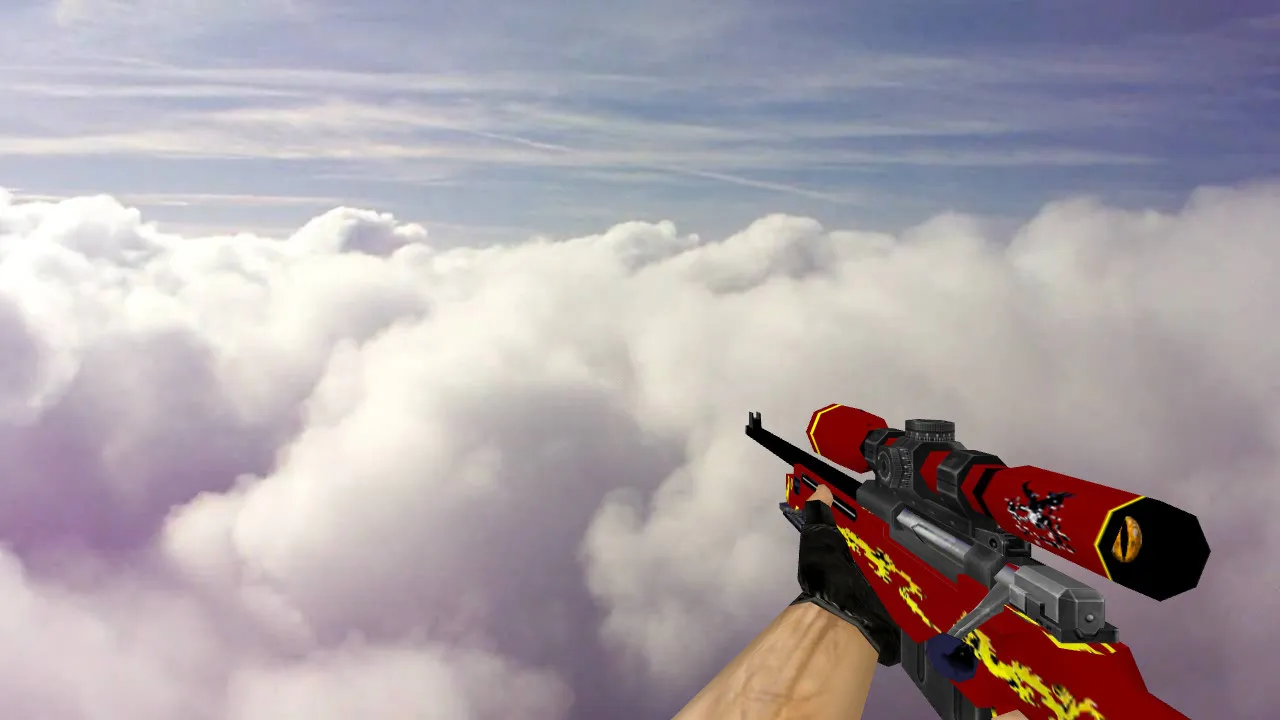 Скриншот Модель «Default AWP Red Dragon» для CS 1.6: Скачай уникальную модель