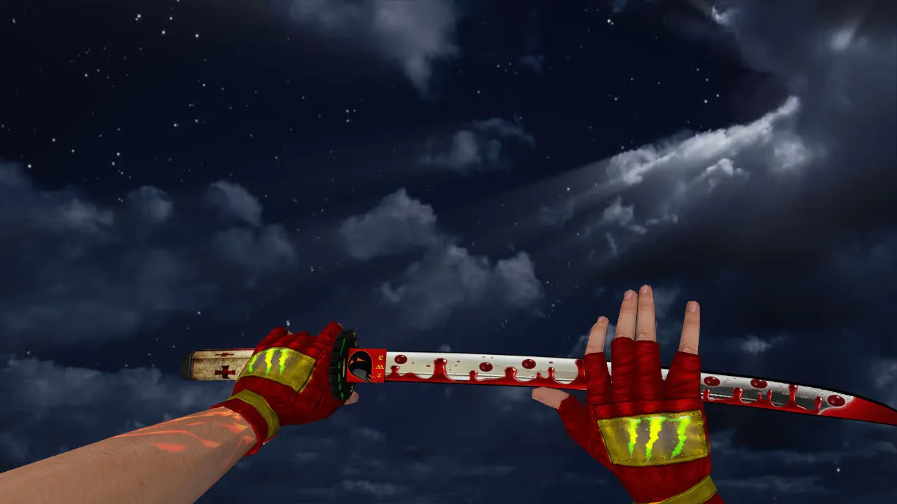 Скриншот Модель Knife Georgia для CS 1.6: v_, p_, w_ нож, звуки, анимация осмотра, текстуры и настройка