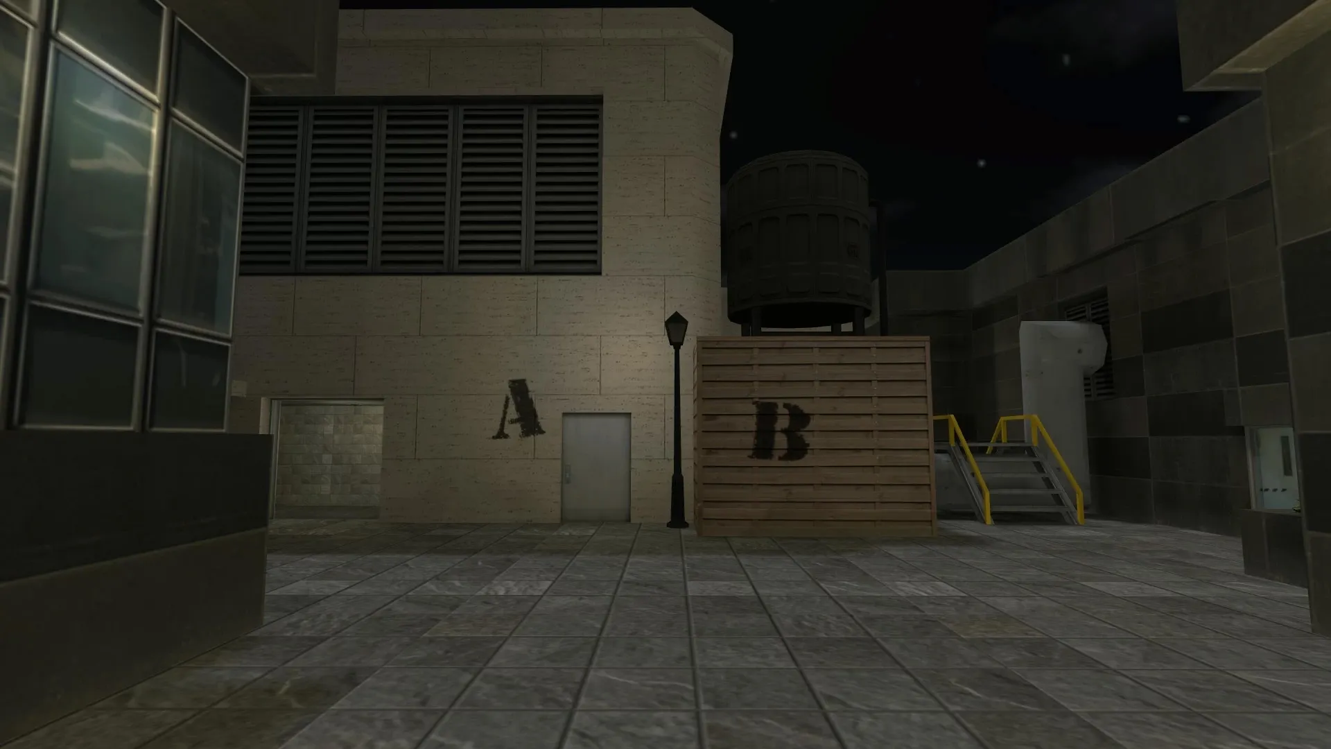 Скриншот  Карта de_skyscraper для Counter-Strike 1.6 – тактические особенности и советы