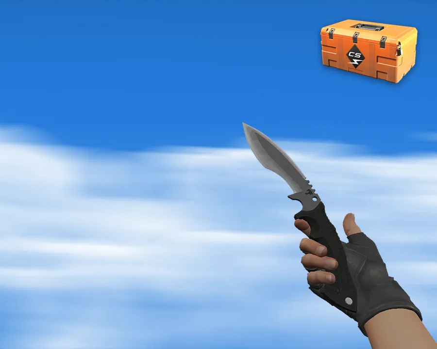 Скриншот Кукри | Ваниль (без скина) для CS 1.6: v_model, p_model, w_model, звуки и анимация осмотра