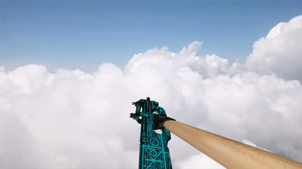 Скриншот Модель P90 Handwritten для CS 1.6 - Качественные текстуры и анимация