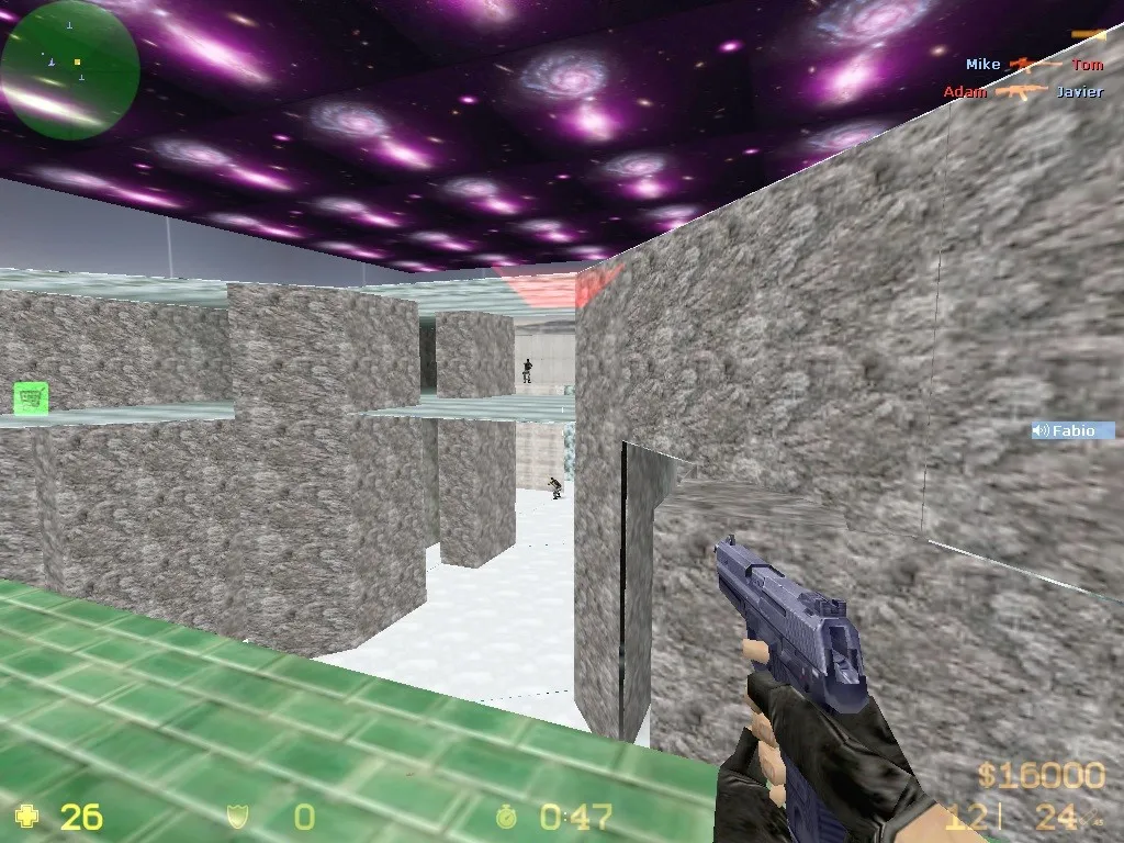 Скриншот  de_frozen_wars для CS 1.6: тактика за Т и КТ, точки, .nav, оптимизация wpoly/epoly