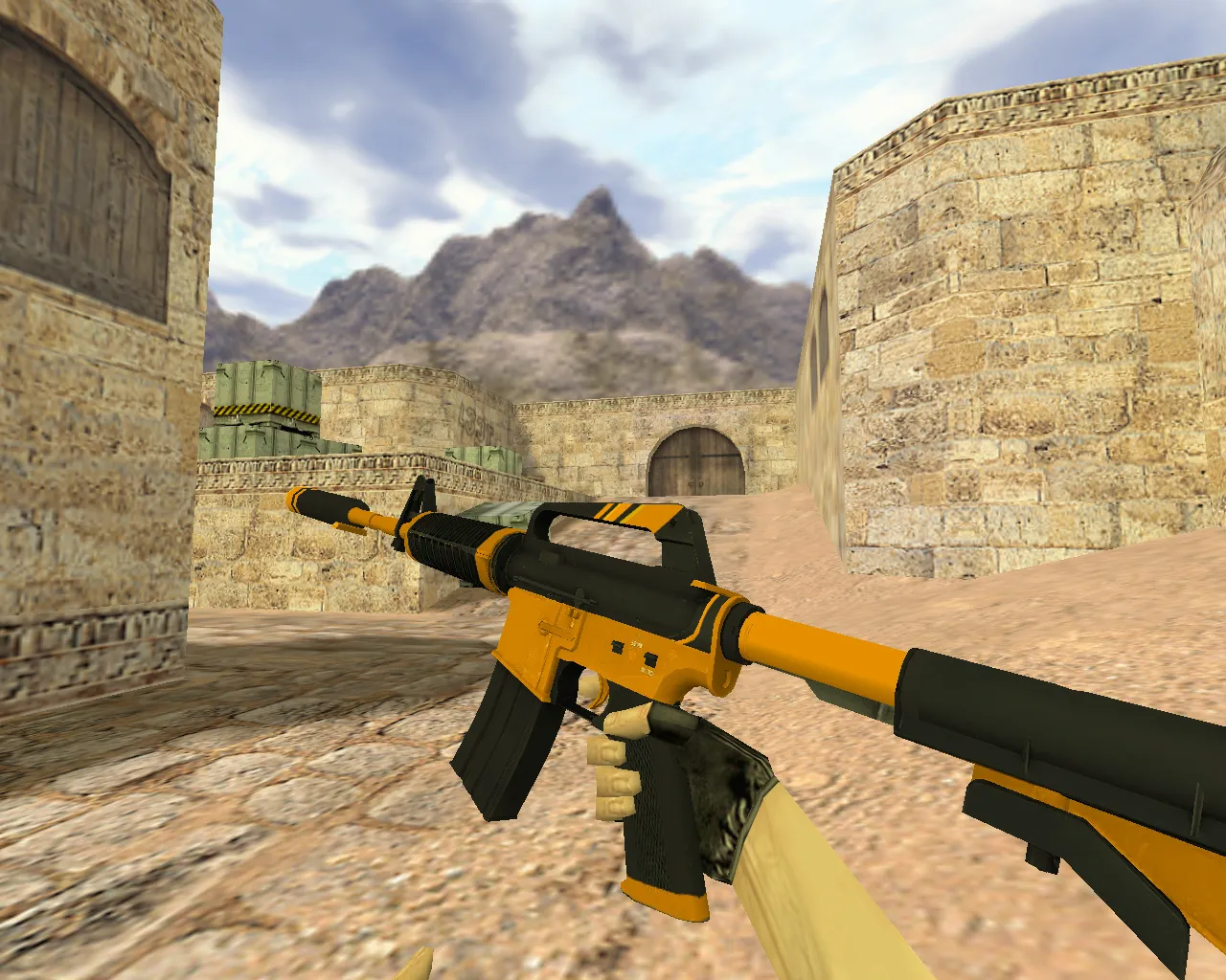 Скриншот Модель M4A1 «Атомный сплав» v_model для CS 1.6: звуки, анимация осмотра, текстуры и сборка под сервер