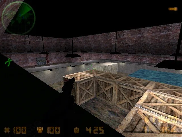 Скриншот  Карта de_boxes для CS 1.6: точки, маршруты, .nav для ботов, оптимизация wpoly/epoly