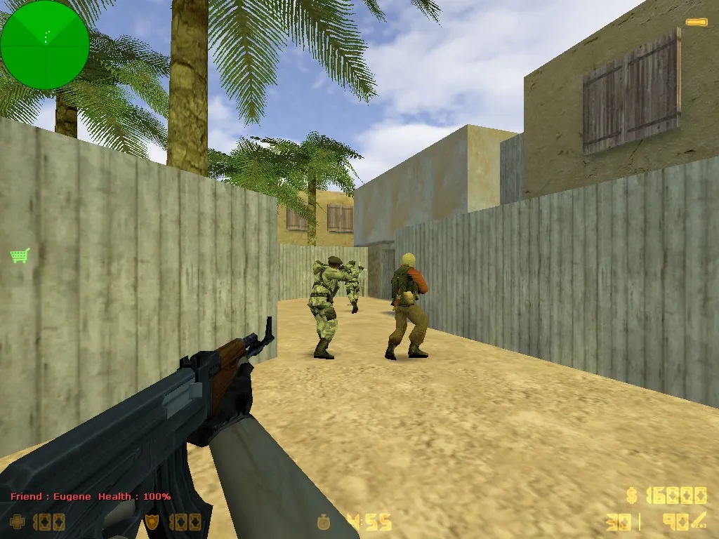 Скриншот Карта de_sunburn для CS 1.6: тактика и детали