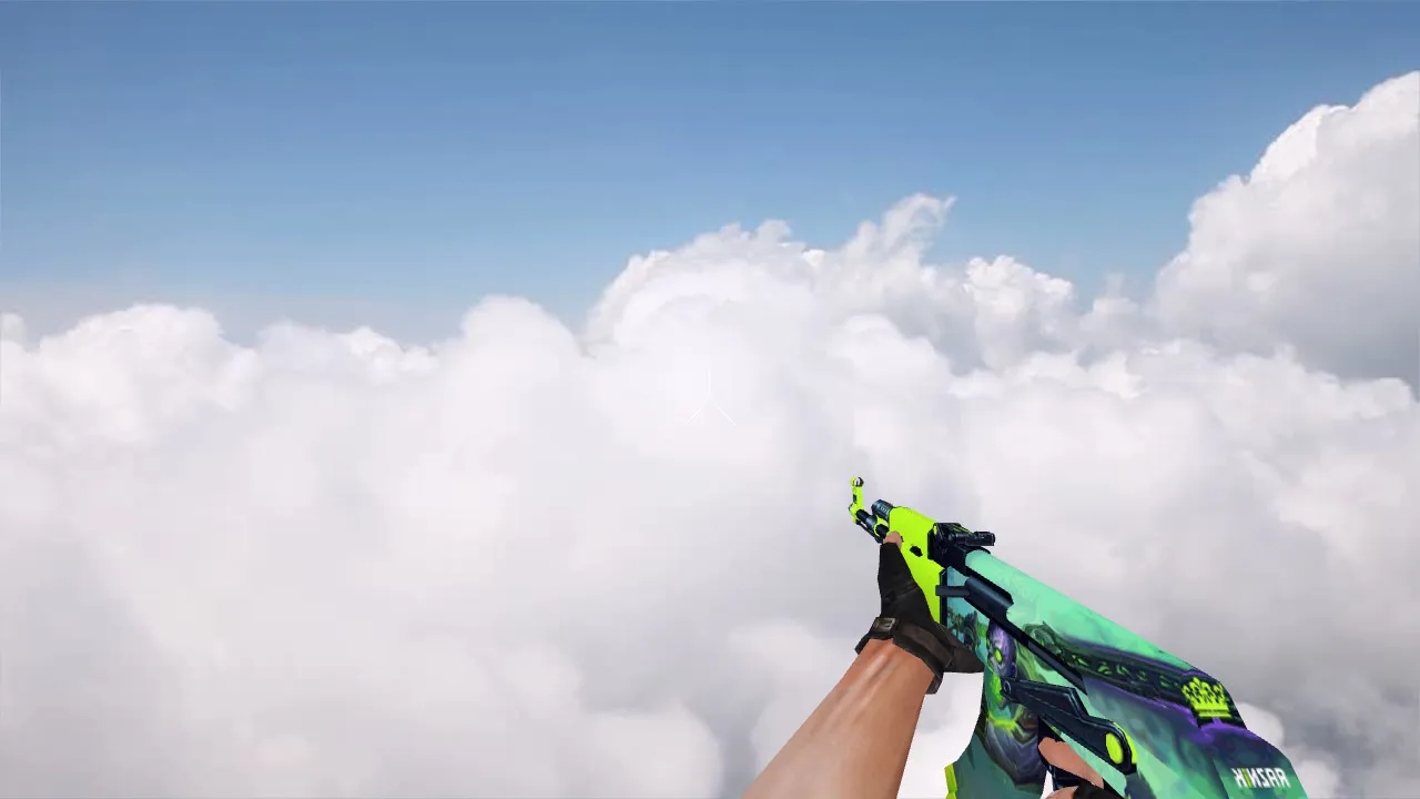 Скриншот Модель AK-47 Shadow Charge v_ для CS 1.6: p_ w_ модели, звуки, анимация осмотра, текстуры и настройка