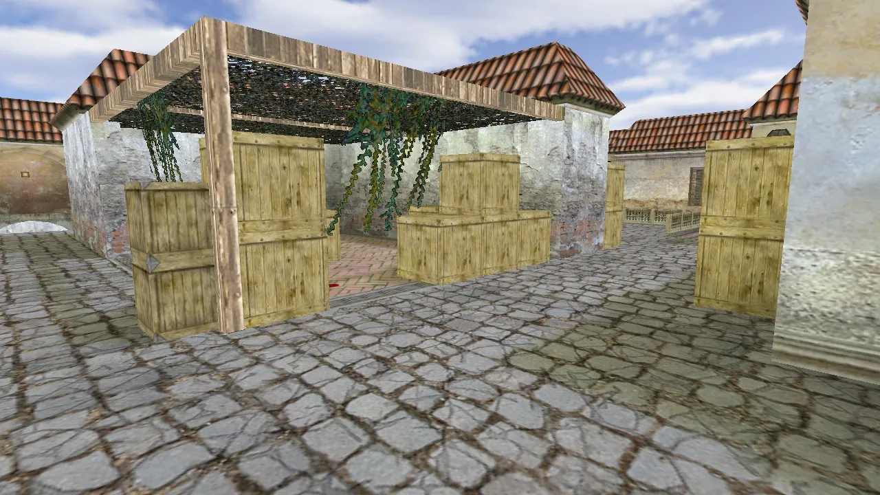 Скриншот  Карта de_crossfire_sector для CS 1.6: точки, маршруты, .nav для ботов, оптимизация wpoly/epoly