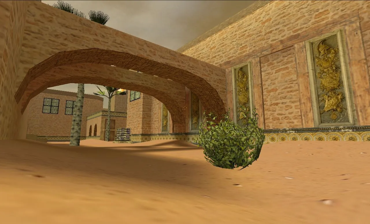 Скриншот  de_dust2_2013_final карта для CS 1.6: баланс сторон, точки под респ, .nav и оптимизация