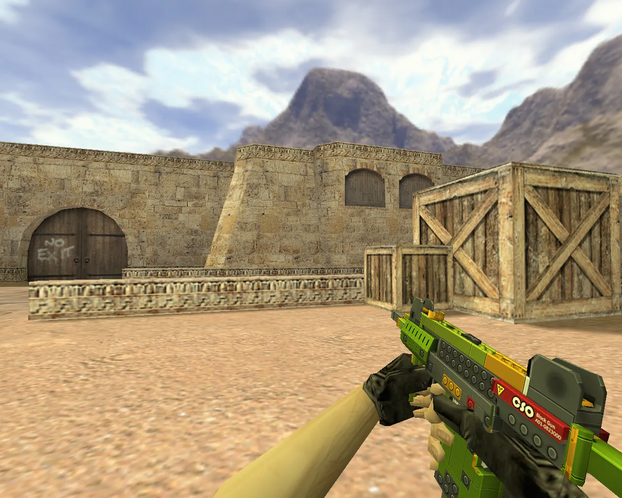 Скриншот Модель «MAC-10 Лего» для CS 1.6 - Качество и уникальность