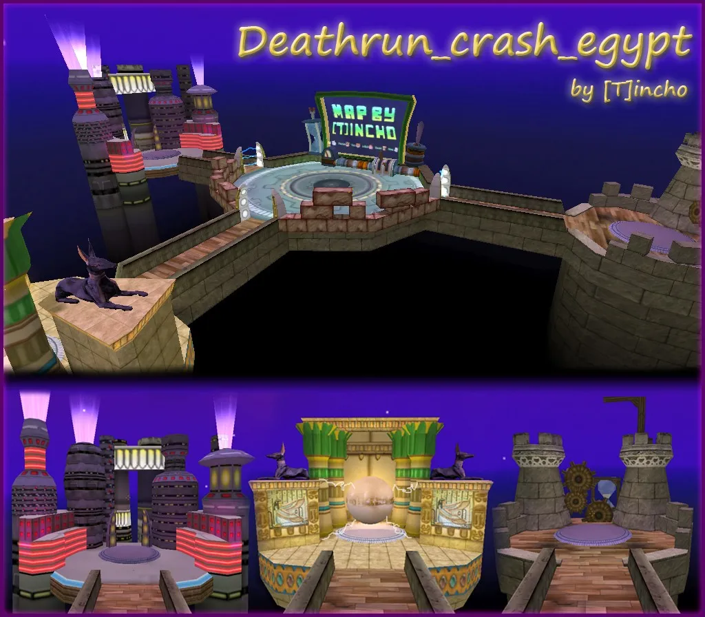 Скриншот Карта «deathrun_crash_egypt» для CS 1.6