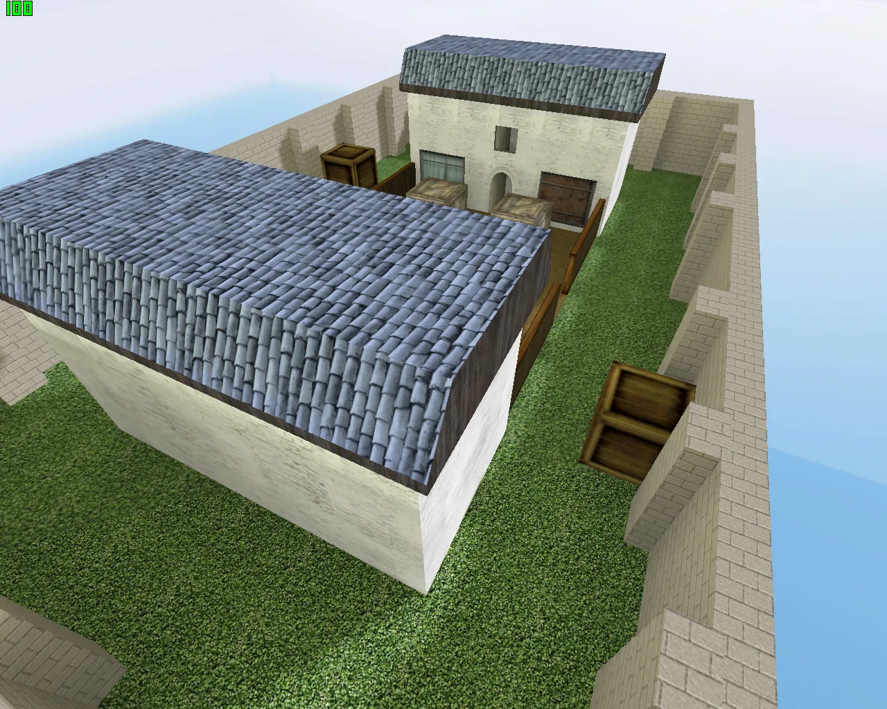 Скриншот  Карта aim_breeze для CS 1.6: тренировка аима, точки спавна, навигация ботов и оптимизация