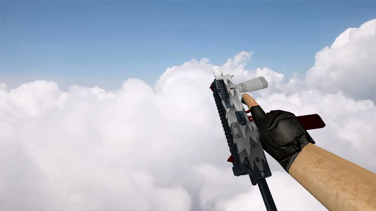 Скриншот Модель MP9 White Fang для CS 1.6 - Качество и Уникальность