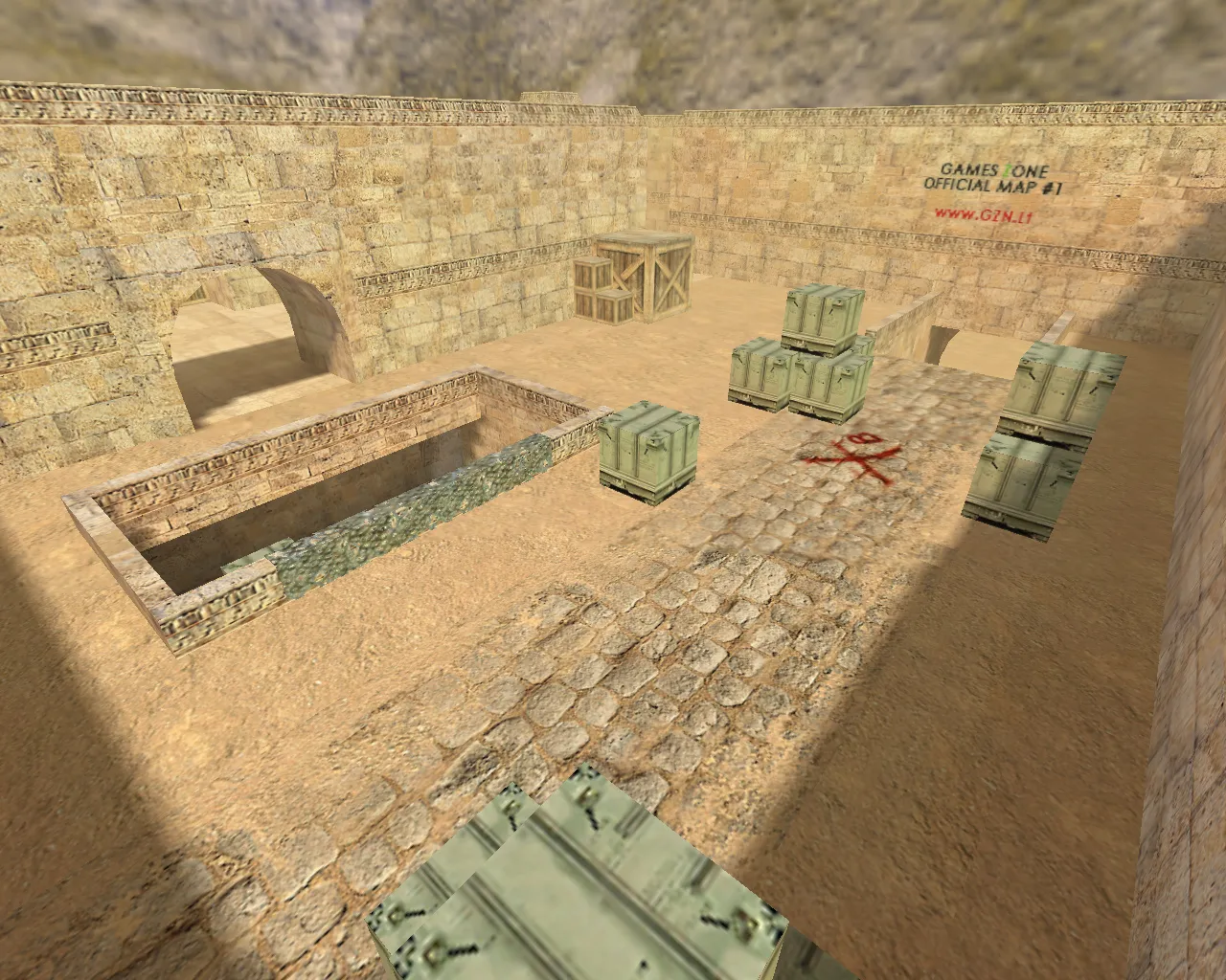 Скриншот de_abaddon карта для CS 1.6: точки, баланс сторон, .nav и оптимизация wpoly/epoly