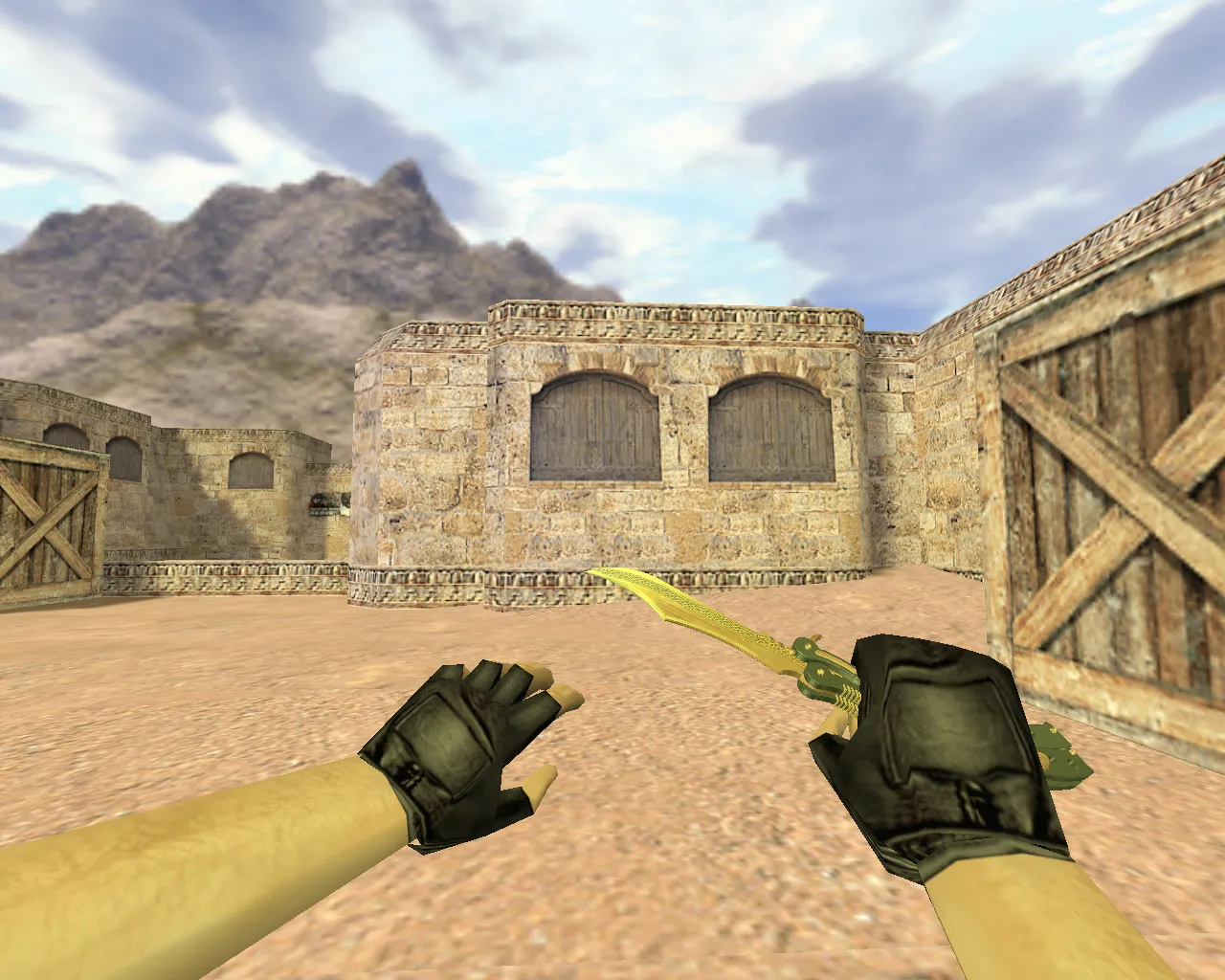 Скриншот Модель нож-бабочка Лор v_knife для CS 1.6: звуки, анимация осмотра, v_/p_/w_ модели и текстуры