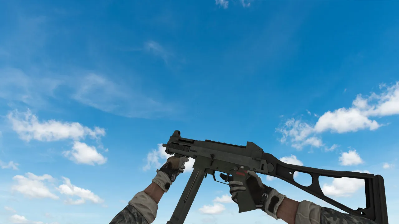 Скриншот  Пак моделей оружия «BasildoomHD» для CS 1.6: v_, p_, w_ модели, звуки, анимация осмотра и качество текстур