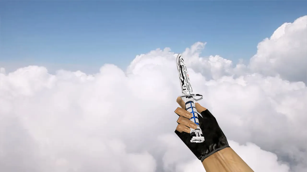 Скриншот Модель «Bayonet Astro» v_ и p_ для CS 1.6: звуки, анимация осмотра, текстуры, установка без ошибок