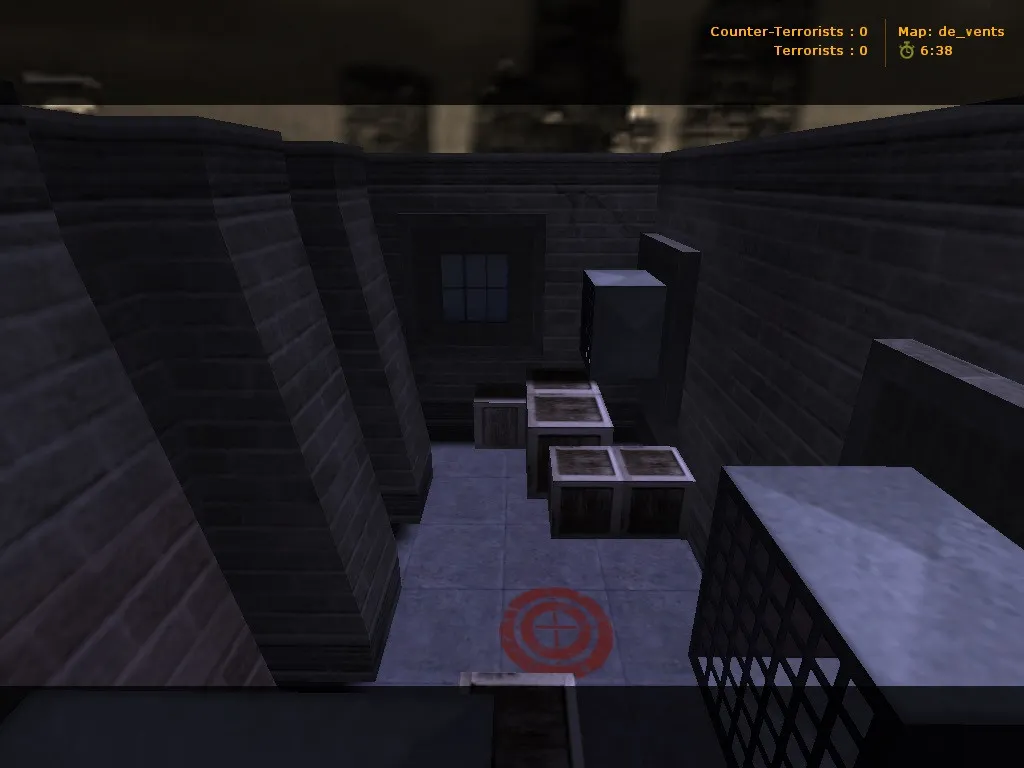 Скриншот  Карта de_vents для CS 1.6 - Тактические возможности и подробности