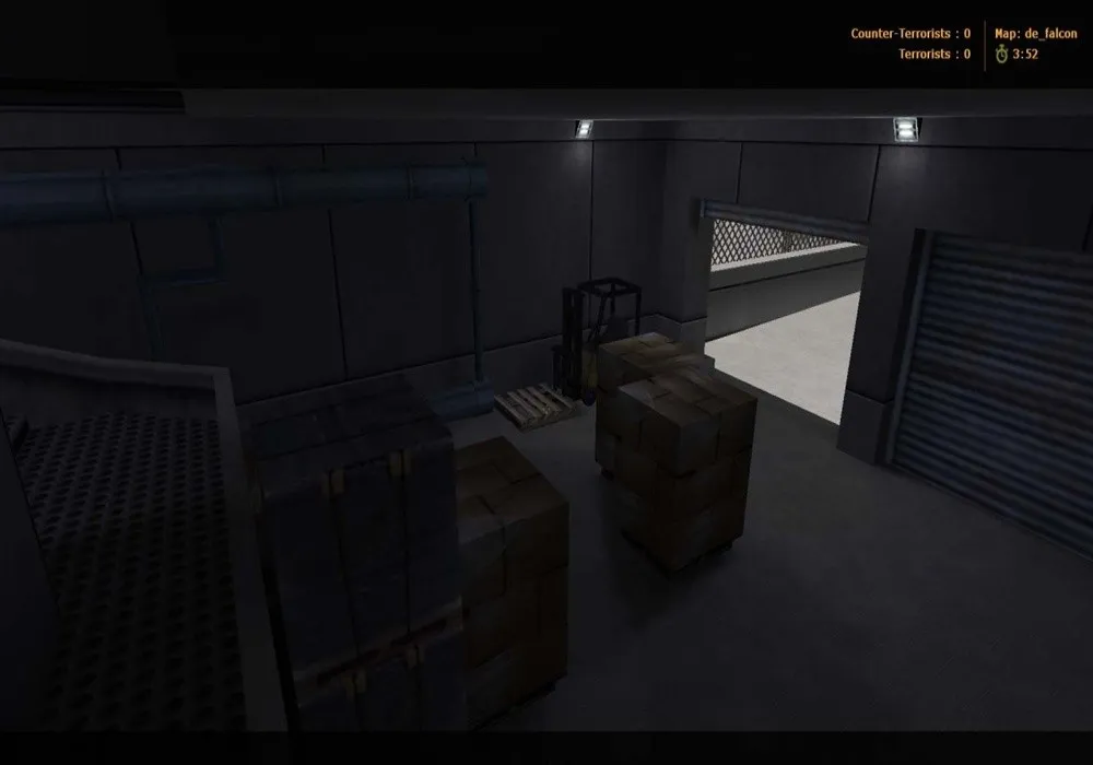 Скриншот  Карта de_falcon для CS 1.6: тактика за CT/T, точки, маршруты, .nav и оптимизация