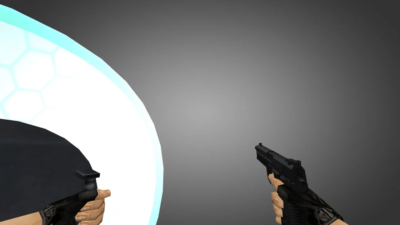 Скриншот Модель «Simple Energy Shield» (v_/p_/w_) для CS 1.6: текстуры, звуки и анимация осмотра