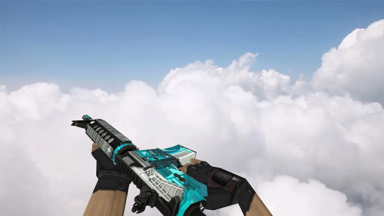 Скриншот Модель M4A4 Star Limited v_ для CS 1.6: p_ w_ звуки, анимация осмотра, текстуры и качество модели