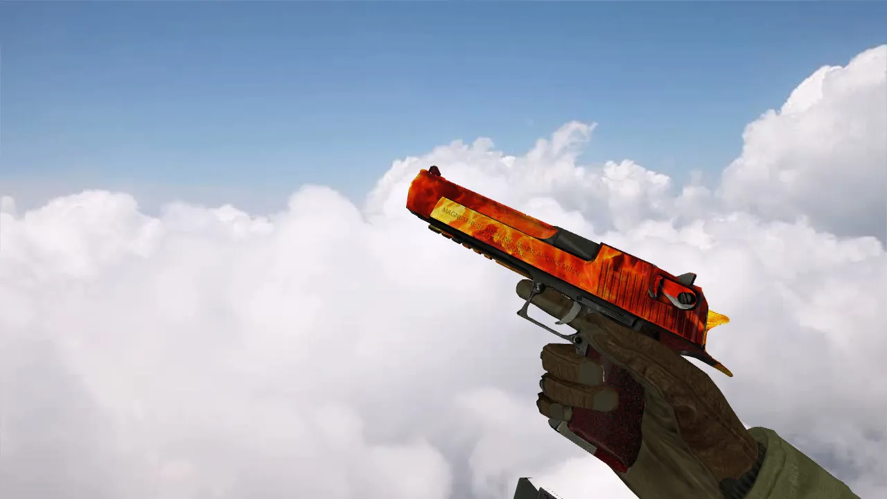 Скриншот Модель «Deagle Fire» для CS 1.6 | Уникальный скин и анимация