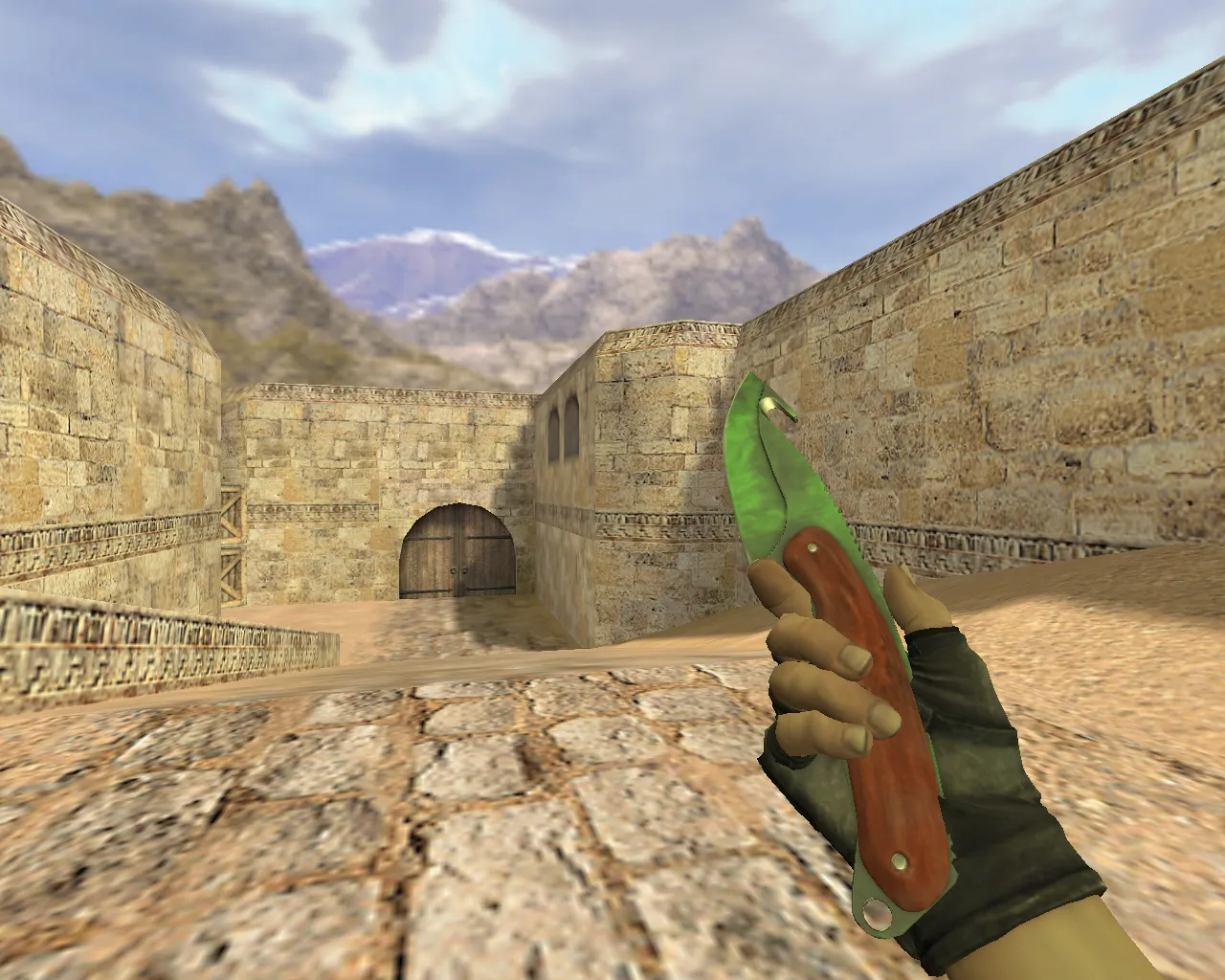 Скриншот Модель ножа «лезвие-крюк Гамма-волны» v_model для CS 1.6: звук, анимация осмотра, текстуры