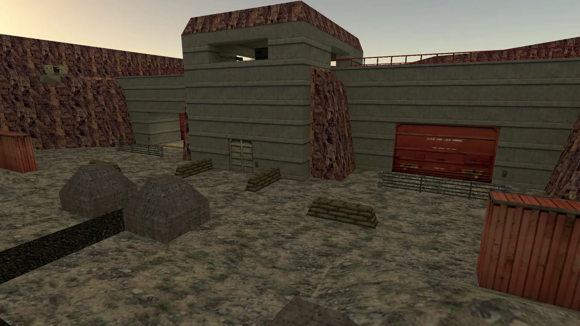 Скриншот Карта «explosion!» для CS 1.6 - Тактические возможности и особенности