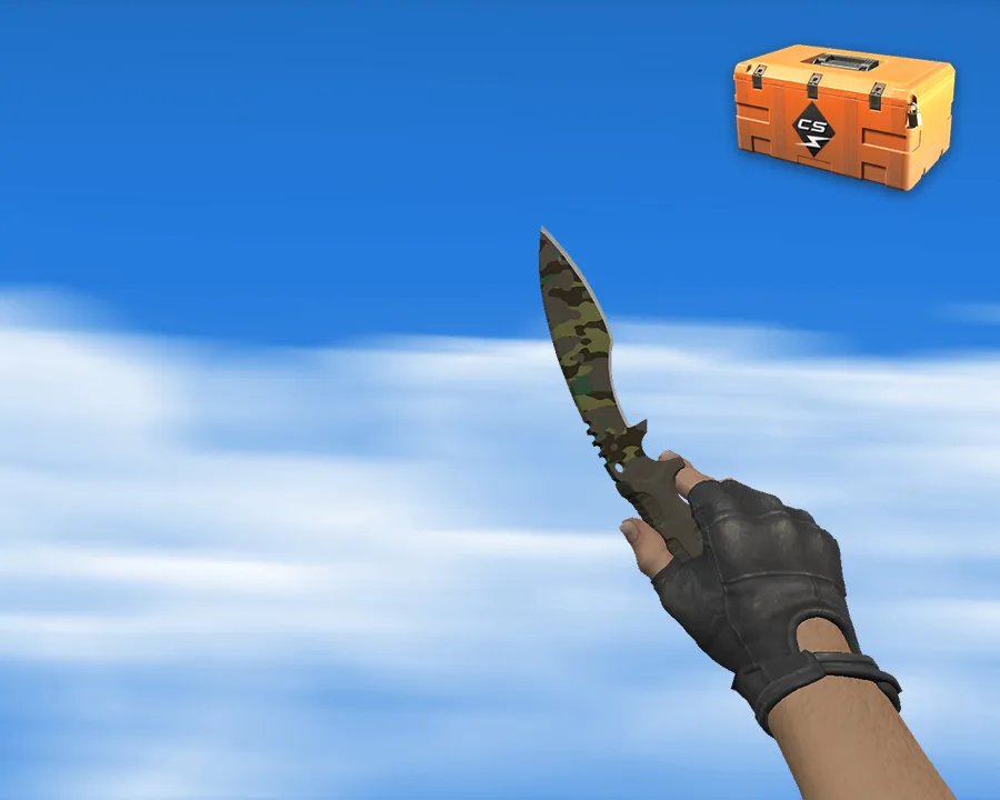 Скриншот Кукри | Северный лес (Boreal Forest) v_model/p_model/w_model для CS 1.6: звуки, анимация осмотра, текстуры