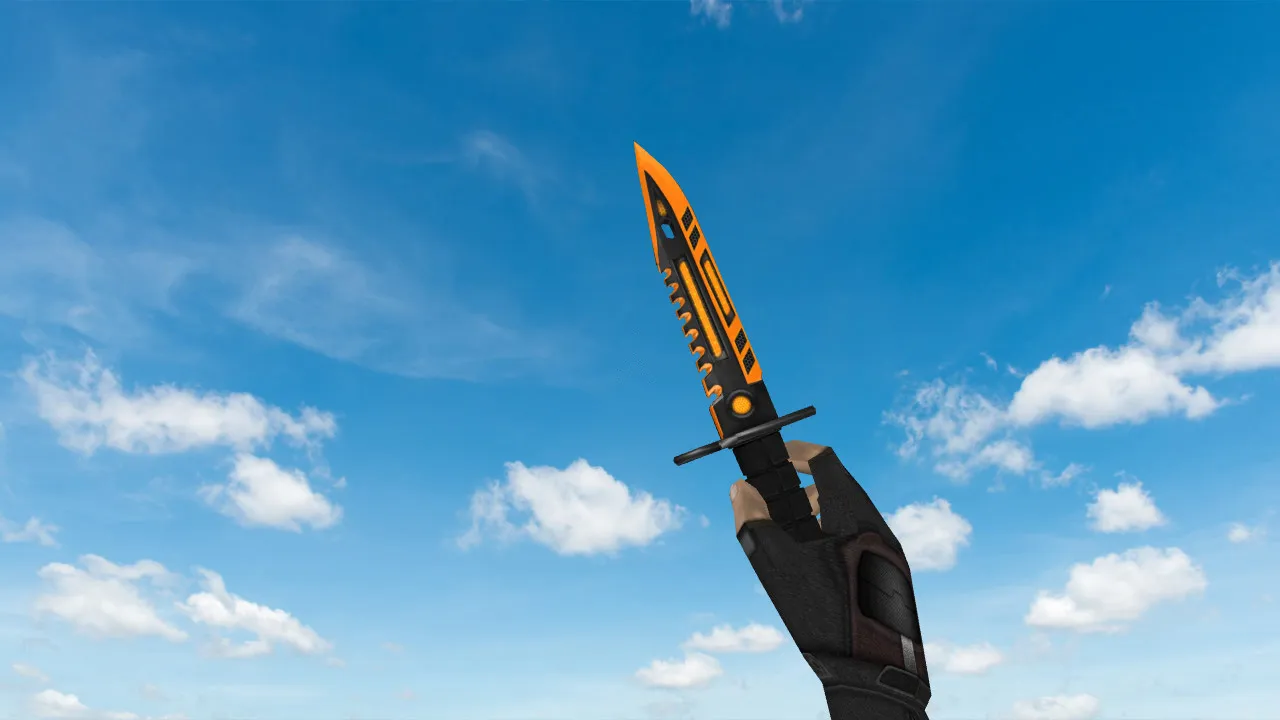 Скриншот Модель ножа M9 Bayonet Mechanism для CS 1.6: v_ p_ w_ модели, звуки, анимация осмотра