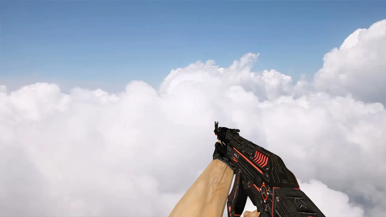 Скриншот Модель AK-47 Aviator для CS 1.6 - Качественные текстуры и анимация